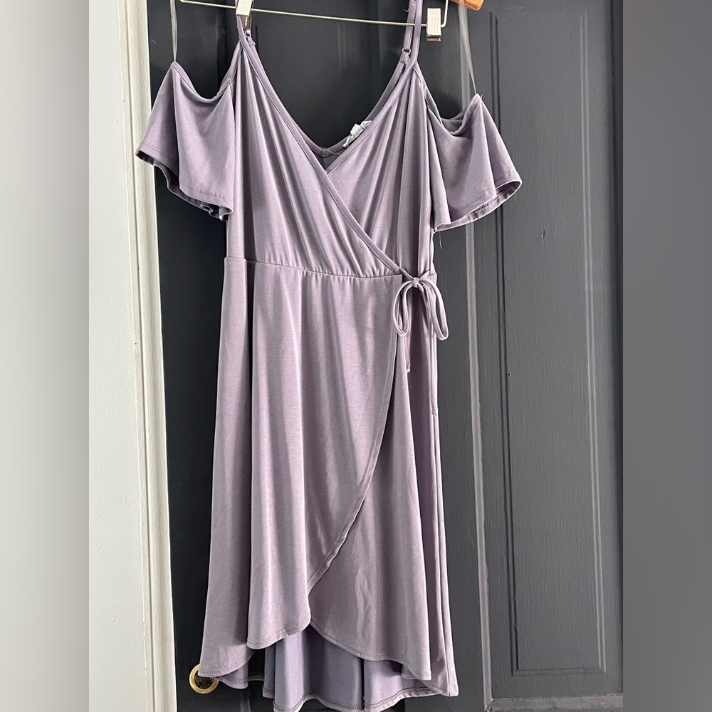 SHORT GREY DRESS